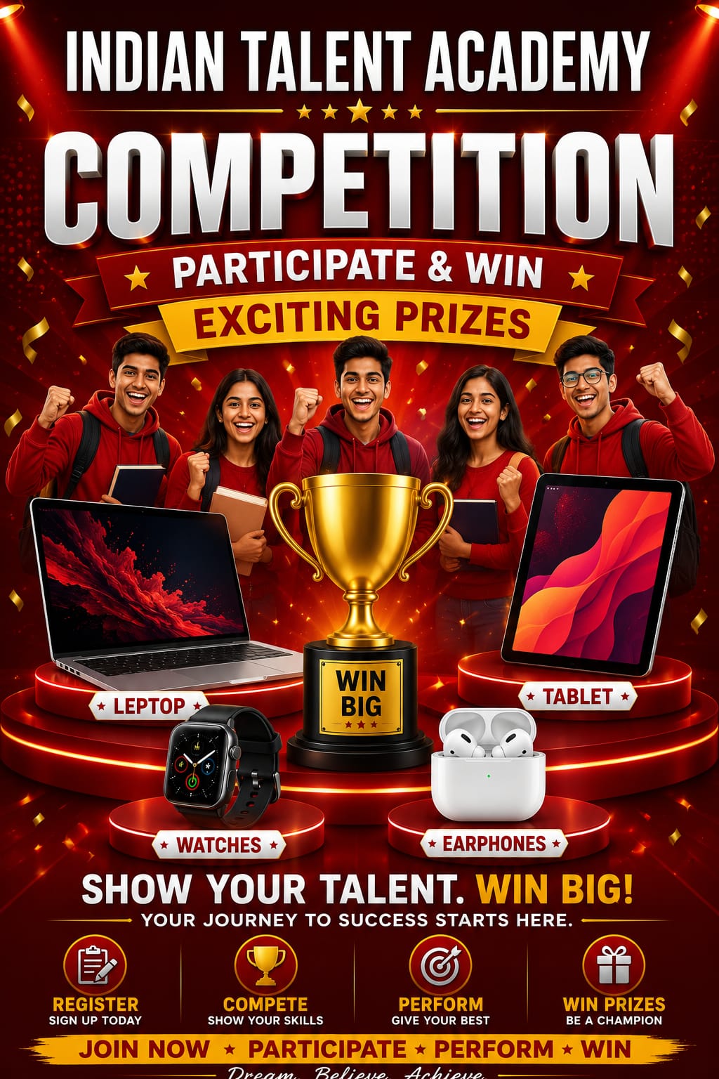 Indian Talent Academy competition banner 1